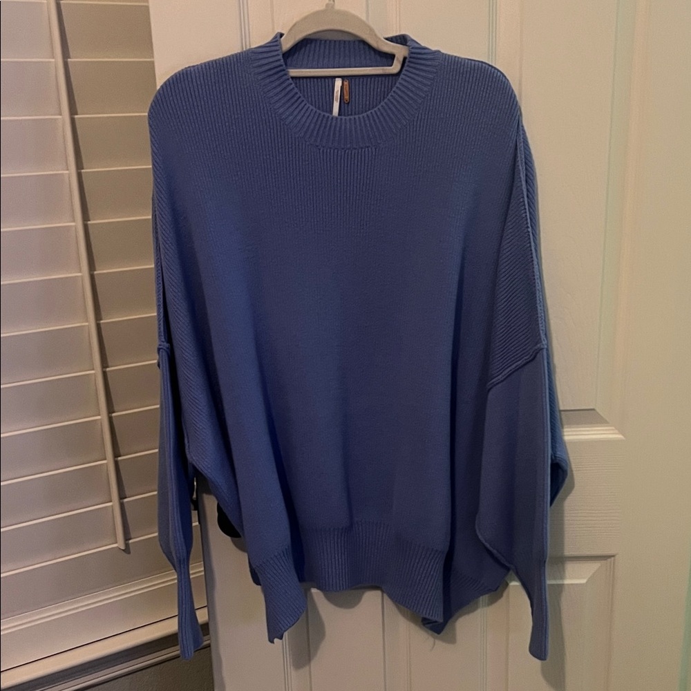 FP Movement by Free People Blue Crew Neck Sweater
